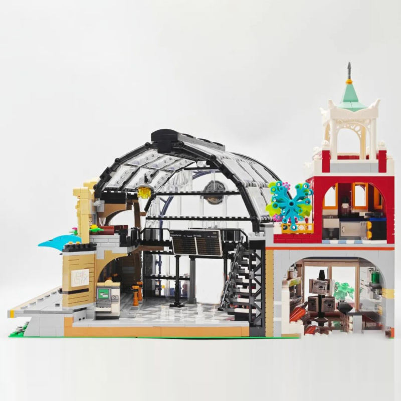 JIESTAR 89154 Creator Expert The Meeting Point Modular Buildings Blocks 2720pcs Bricks Toys From China Delivery.