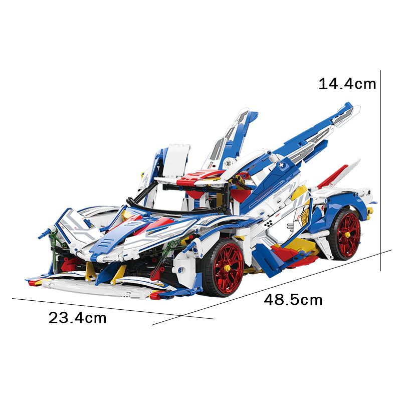 MOYU BLOCK MY88007A Technic Dynamic version Evo Speed Super Car Building Blocks 2178pcs Bricks Toys From China Delivery.