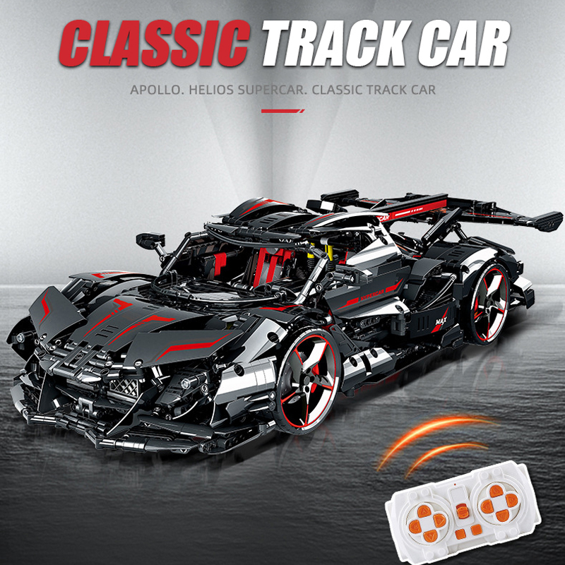 Custom 90009 Technic 1:8 APOLLO Super Car Sports Car Building Blocks 3860±pcs Bricks from China.