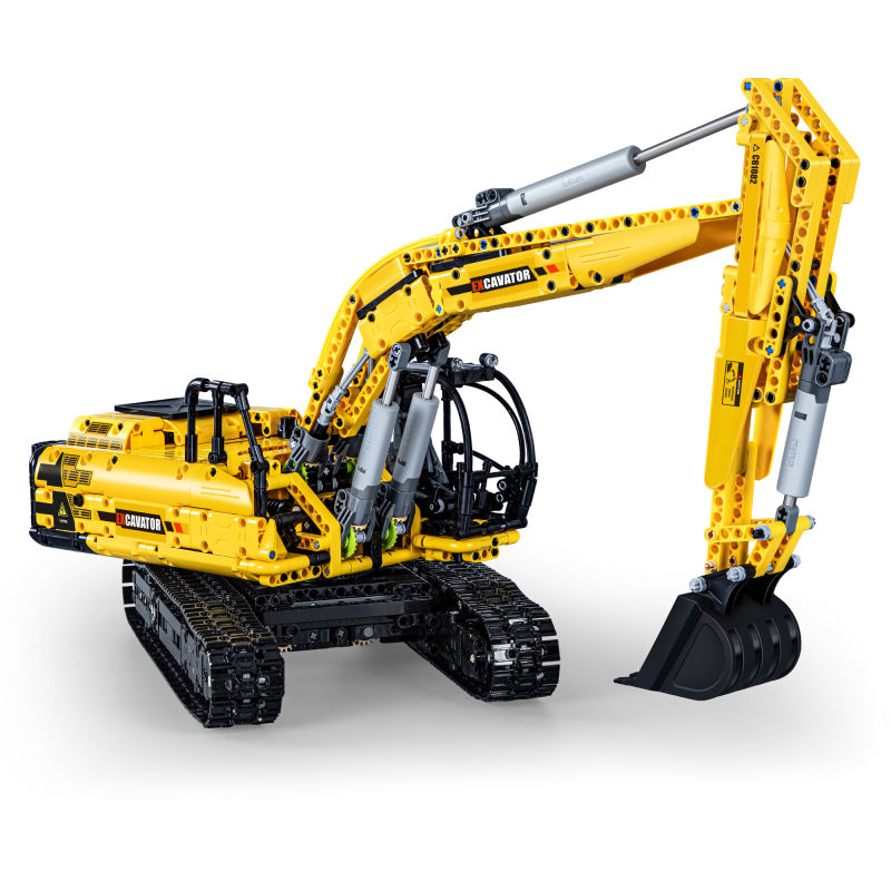 CaDA C61082W Fully Functional Excavator Vehicle Model Building Blocks 1702pcs Bricks Assembly Toy Gift Ship From China.