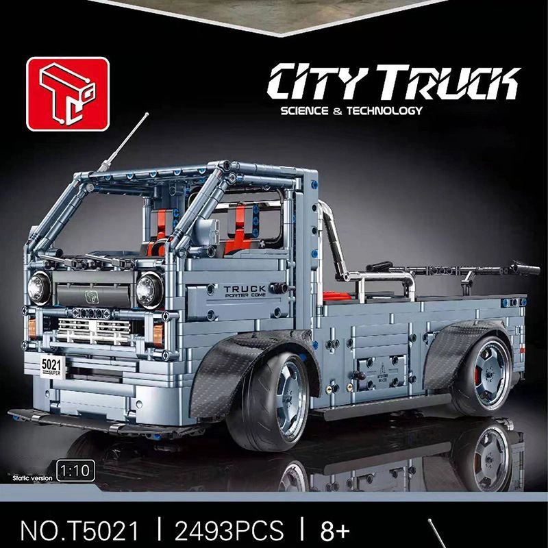 TaiGaoLe T5021 Technic Moc 1:10 City Truck Car Building Blocks 2493pcs Bricks Toys Ship From China.