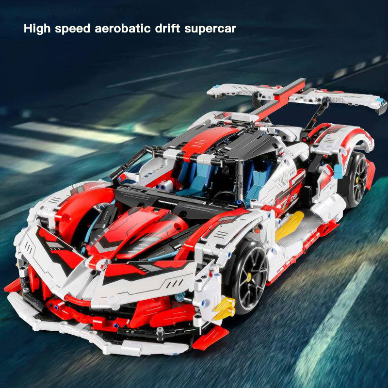 Only Set}IM.Master 9809 Technic Drift Sports Car Building Blocks