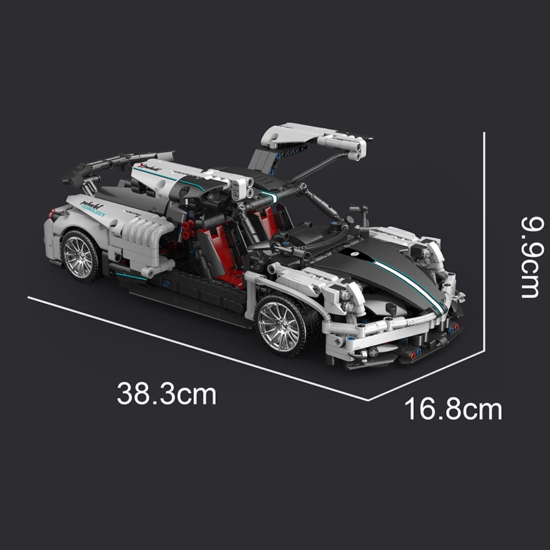 P1401 Technic Motor 1:14 RC Sports Car Building Blocks Super Car 1689pcs Bricks Toys From China Delivery.