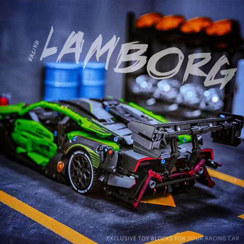 CaCo C019 Technic Moc Static version Dynamic version Racing Sports Car Building Blocks 1644pcs Bricks Toys From China.