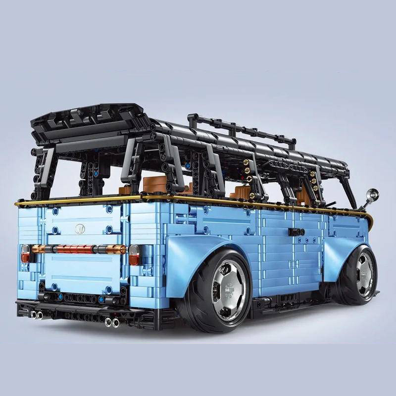 TAIGAOLE T5022A Technic Moc Plated Blue Dynamic version T2 Bus 1:8 3299pcs Bricks Toys From China.