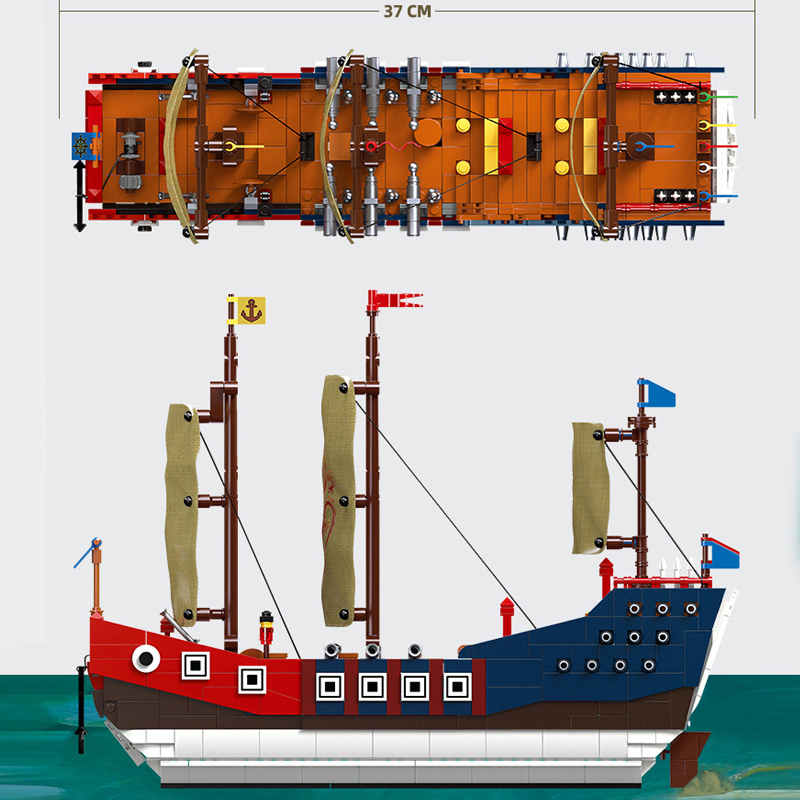 JIE Star 58001 Creator Expert Heros Ship Building Blocks 921±pcs From China.