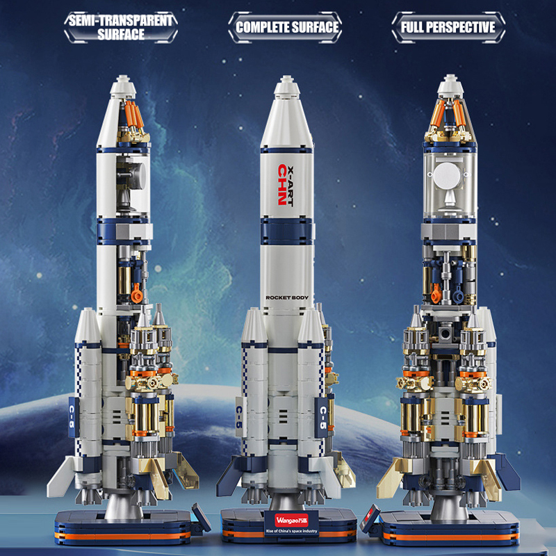 Wangao 288002 Space Series Long March 5 Launch Vehicle Building Blocks***±pcs Bricks from China