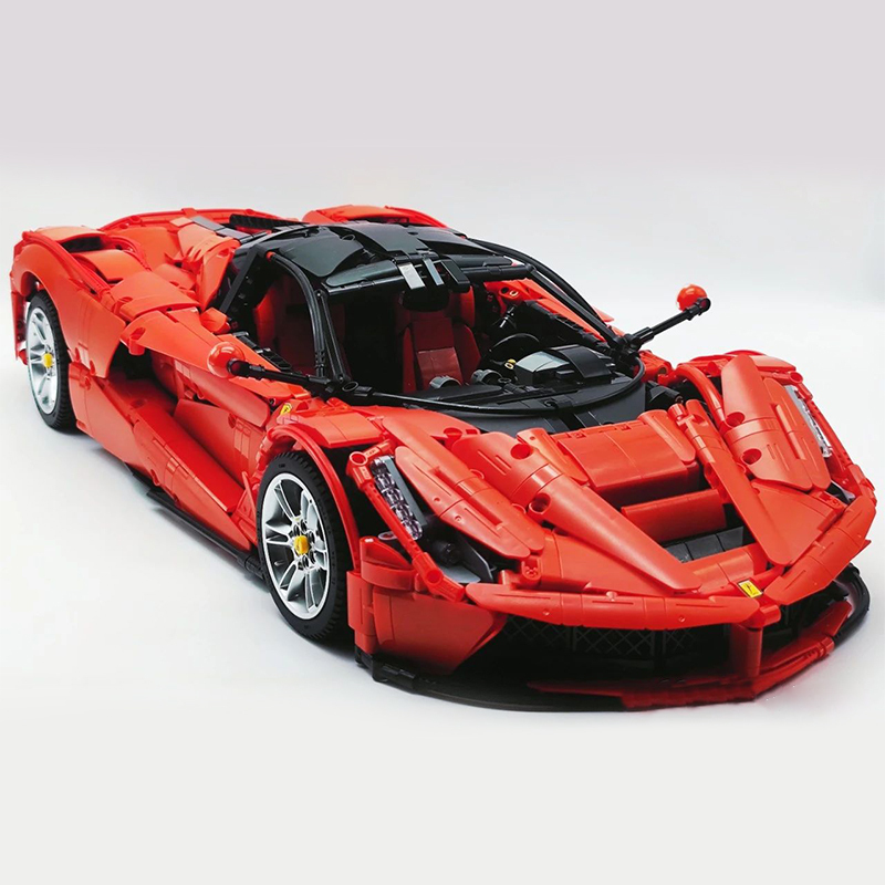 {Only Set}CaDa C61505 Technic 1:8 Red Ferrari Laferrari Sports Car Buildings Blocks 4739±pcs Bricks from China Delivery.