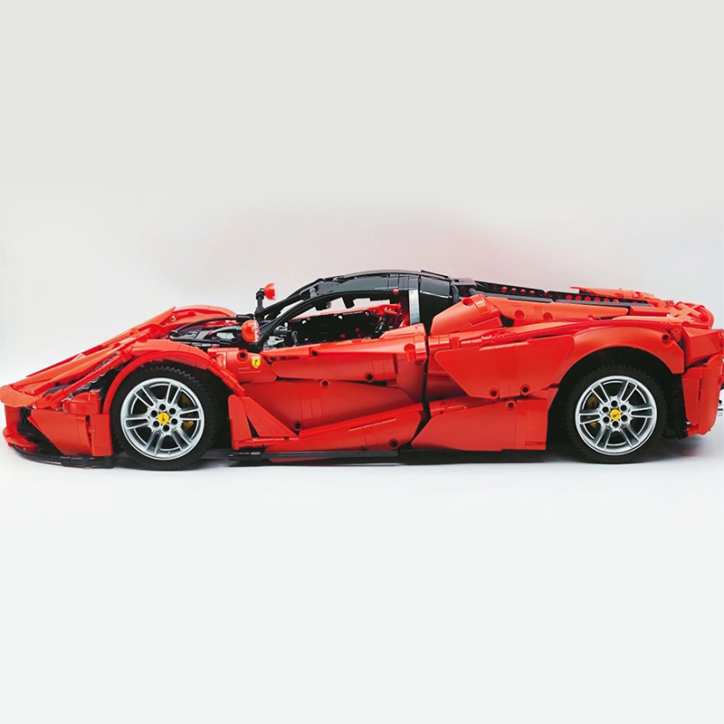 {Only Set}CaDa C61505 Technic 1:8 Red Ferrari Laferrari Sports Car Buildings Blocks 4739±pcs Bricks from China Delivery.