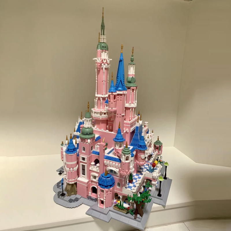 PANLOS 613003 Creator Expert Pink Dream Castle Building Blocks 9963±pcs Bricks Toys From Europe 3-7 Days Delivery.