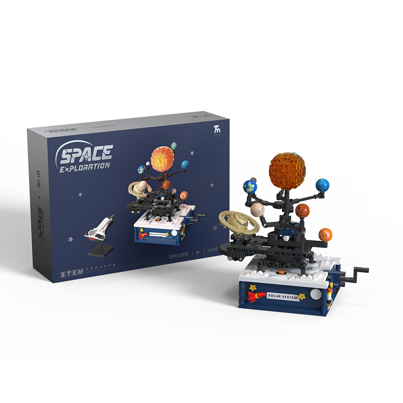 TuoMu T5002 Space Series Rotating Solar System Building Blocks 775±pcs Bricks from China.