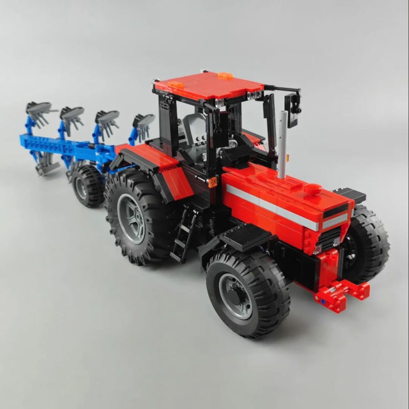 {With Motor}CaDa C61052w Technical Farm Tractor 1:17 Remote Control Model Building Blocks 1675±pcs bricks from China