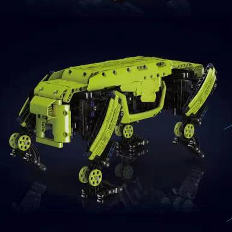 Mould King 15077 Technic Power Motor Green Robot Dog Building Blocks 886±pcs Bricks from China.