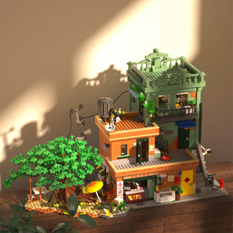 Wekki 516951 Modular Buildings 8090 Times Building Blocks