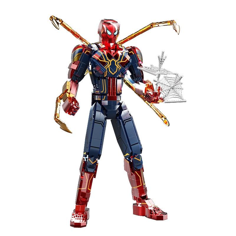 TUOLE 6015 Spiderman Spider Hero Uphold Justice Marvel 1132±pcs Building Block Brick Toy from China