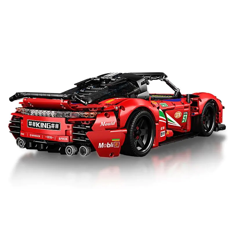 Mould King 13176 Technic Motor Porsche 911 Super Car Building Blocks 1538±pcs Bricks from China.