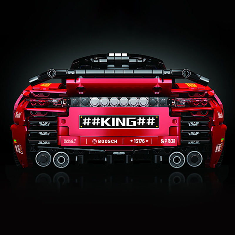Mould King 13176 Technic Motor Porsche 911 Super Car Building Blocks 1538±pcs Bricks from China.