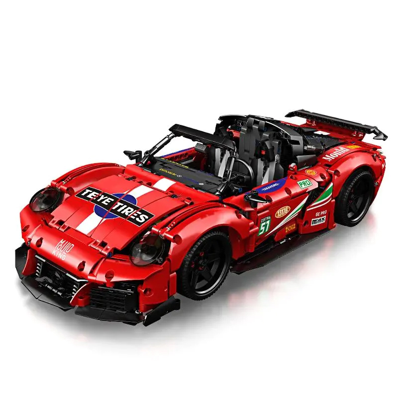 Mould King 13176 Technic Motor Porsche 911 Super Car Building Blocks 1538±pcs Bricks from China.