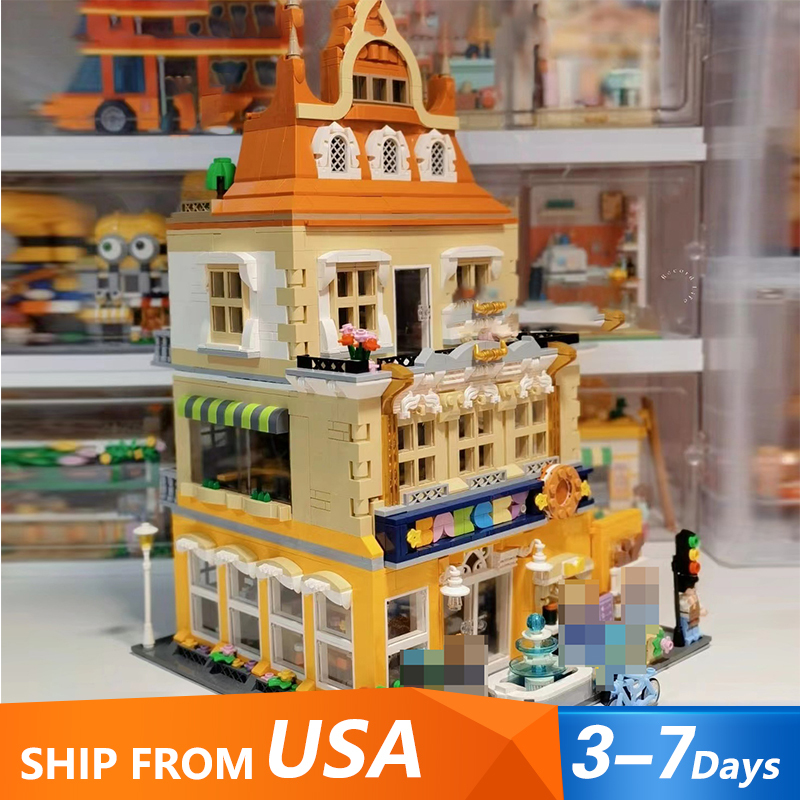 Pantasy 55001 European bakery Shop Modular Buildings Blocks 3000±pcs Bricks from USA  3-7 days Delivery.