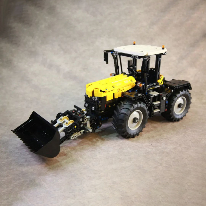 {With Motor} Mould King 17019 Technic Tractor Fastrac 4000er series with RC building blocks 2596±pcs bricks Toys from China