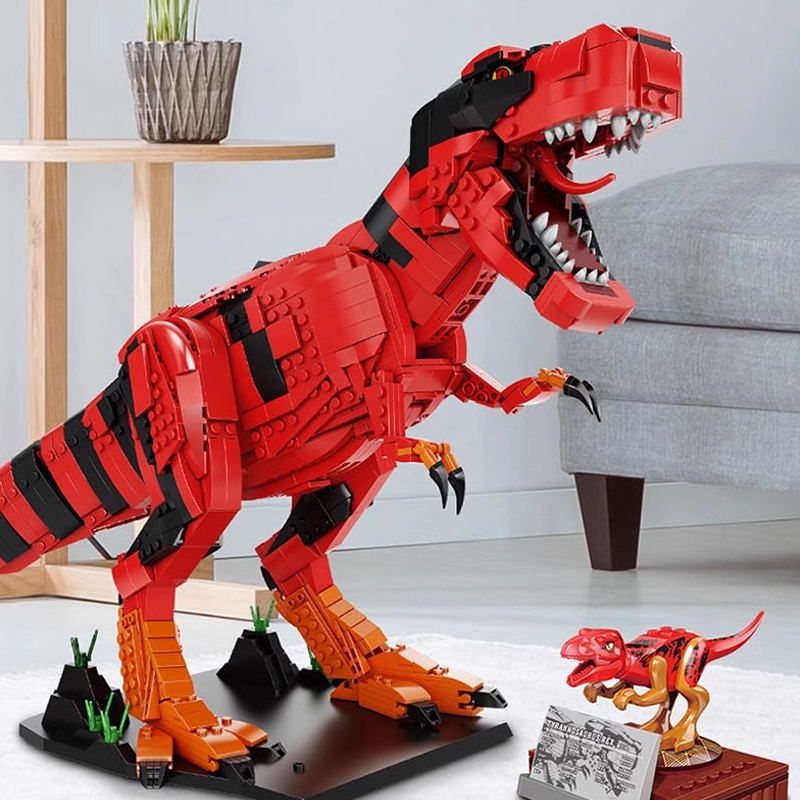 Forange FC6201 Jurassic World Red Tyrannosaurus Building