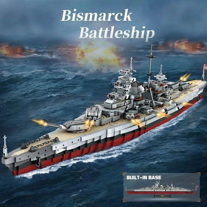 Forange FC4201 Bismarck Battleship Set