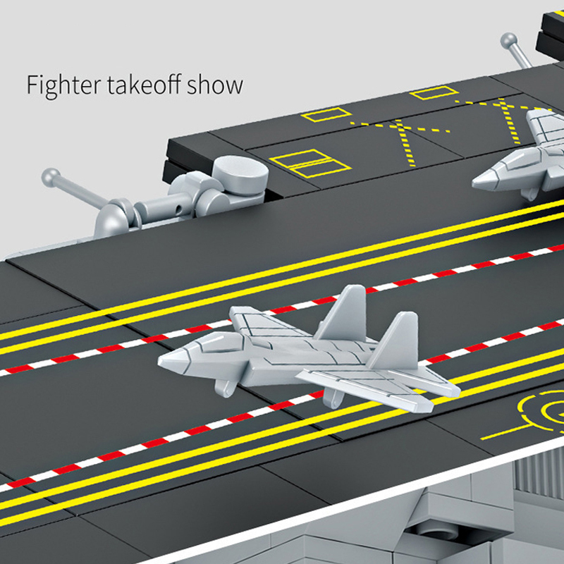 Forange FC4202 Military 003 Aircraft Carrier Building Blocks 1832±pcs Bricks from China.