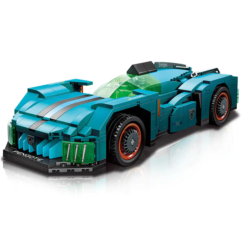 {With Motor}JIESTAR 92028 Technci Speed Champions NXE Racer Car building Blocks 594±pcs Bricks from China.