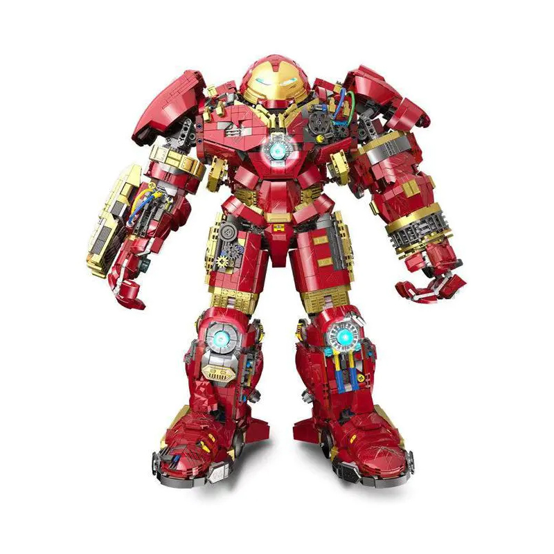 {With Light} 991 Super heroes Marvel MK44 Hulkbusers Building Blocks 4620±pcs Bricks from China.