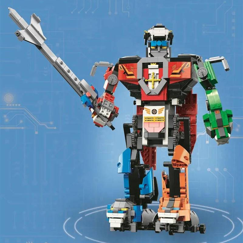 {With Motor} Mould king 15037 Movie & Game MK Voltron Robot Building Blocks 1003±pcs Bricks from China.