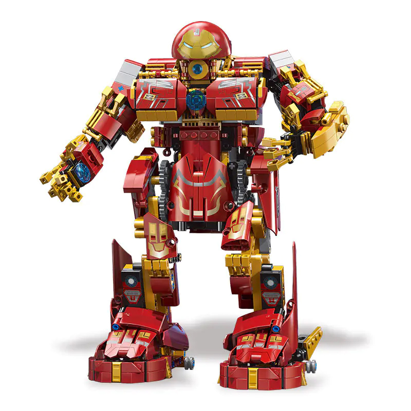 {With Motor}Mould king 15039 Super heroes MK Buster Robot Building Blocks 1000±pcs Bricks from China.