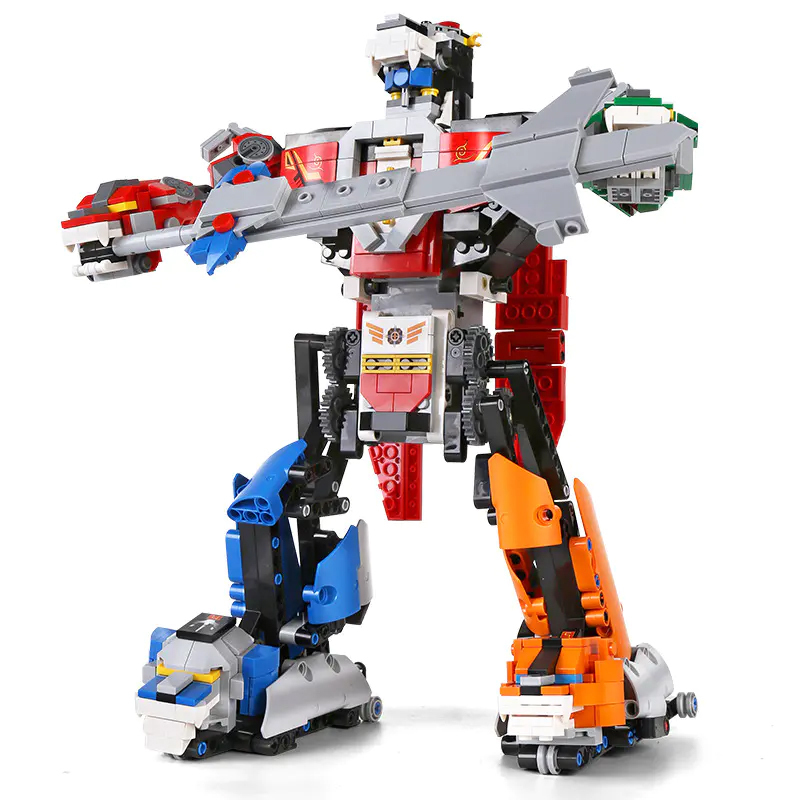 {With Motor} Mould king 15037 Movie & Game MK Voltron Robot Building Blocks 1003±pcs Bricks from China.
