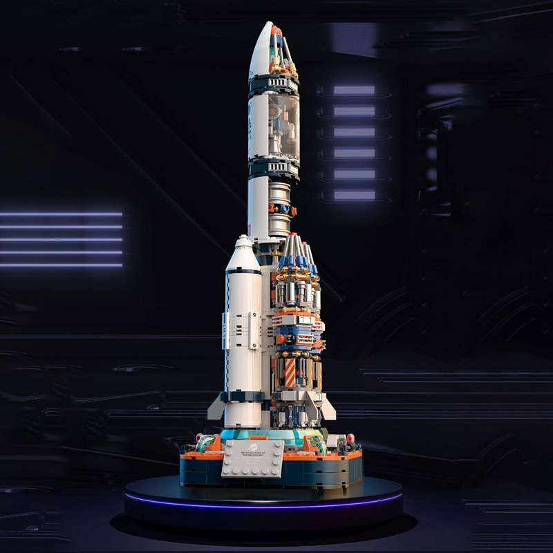 JAKI 8501 Creator Daybreak V rocket Building Blocks  ***±pcs Bricks from China.