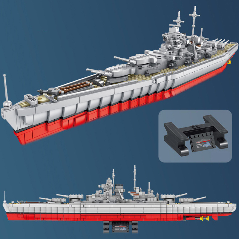 Panlos 637004  Military Admiral-Class Ironclad Building Blocks 1602±pcs Bricks from China.