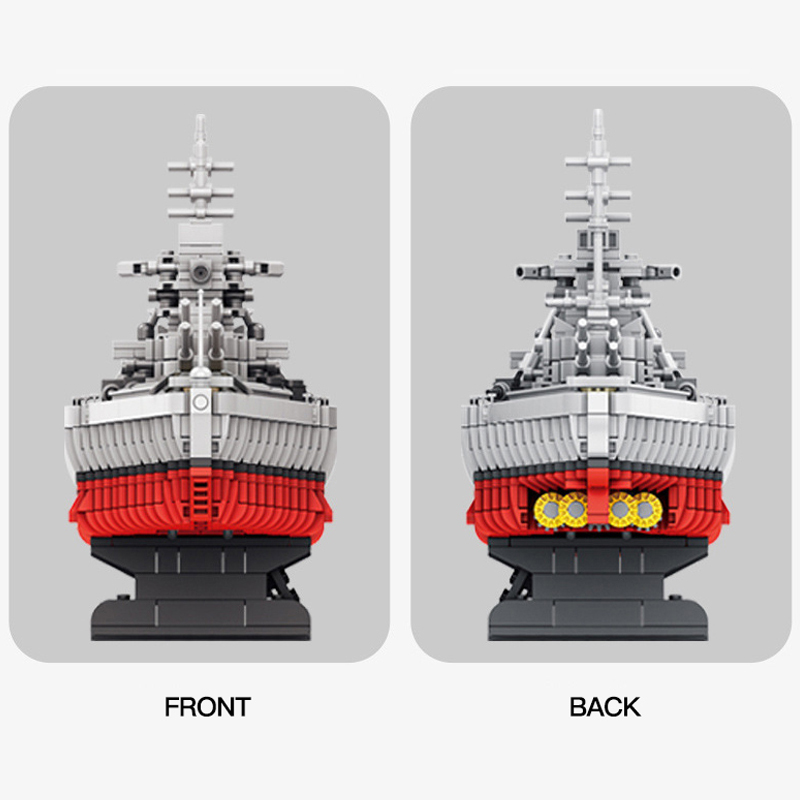 Panlos 637004  Military Admiral-Class Ironclad Building Blocks 1602±pcs Bricks from China.