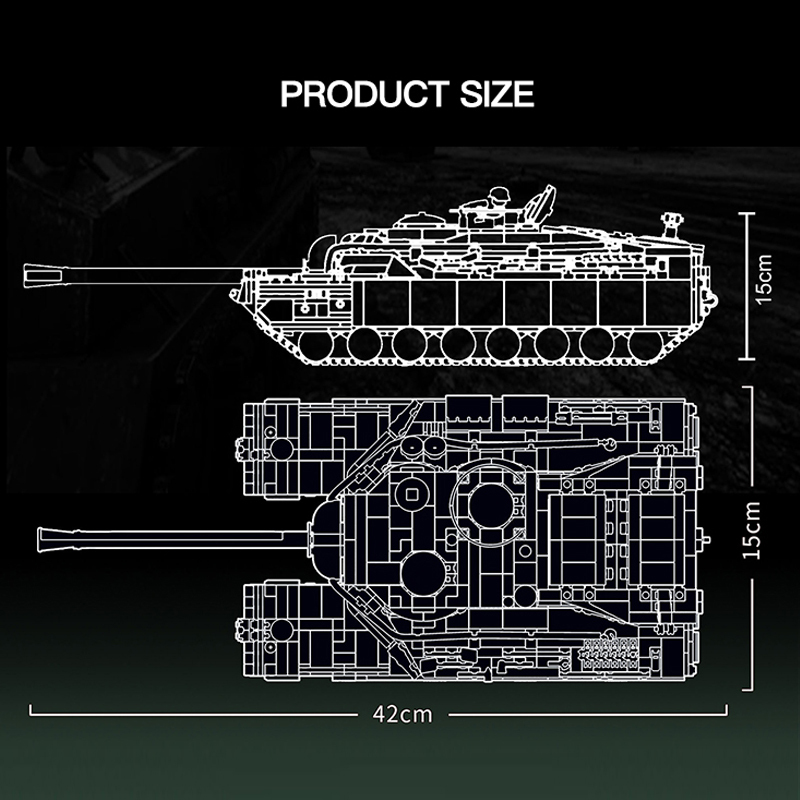 Panlos 628010 Military T28 Heavy Tank Building Blocks 2986±pcs Bricks from China.