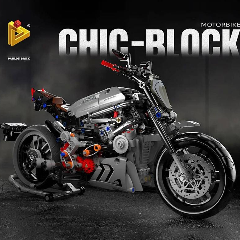 Panlos 672002 Technic CHIC-Block Motorbike Building Blocks 827±pcs Bricks From China .