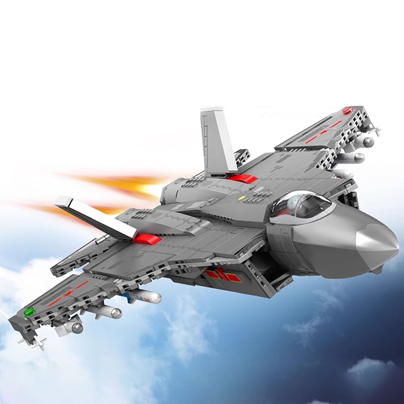 SEMBO 202191 Military J-35 FIGHTER Building Blocks 1109±pcs Bricks from China.