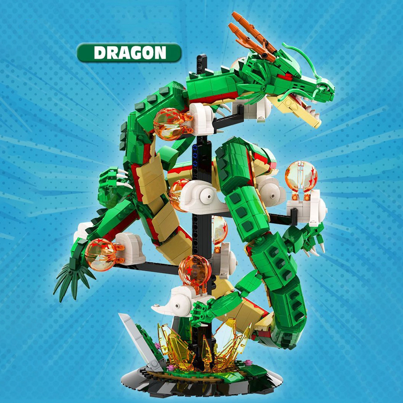 DK 5007 Dragon Ball LEGO Set – Legendary Shenron LEGO Model