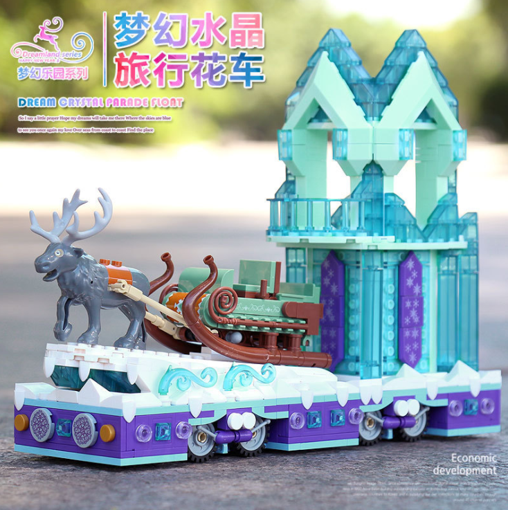 Creator Expert Series MKingLand Dream Crystal Parade Float Building Blocks 901pcs Bricks Toys Ship From China