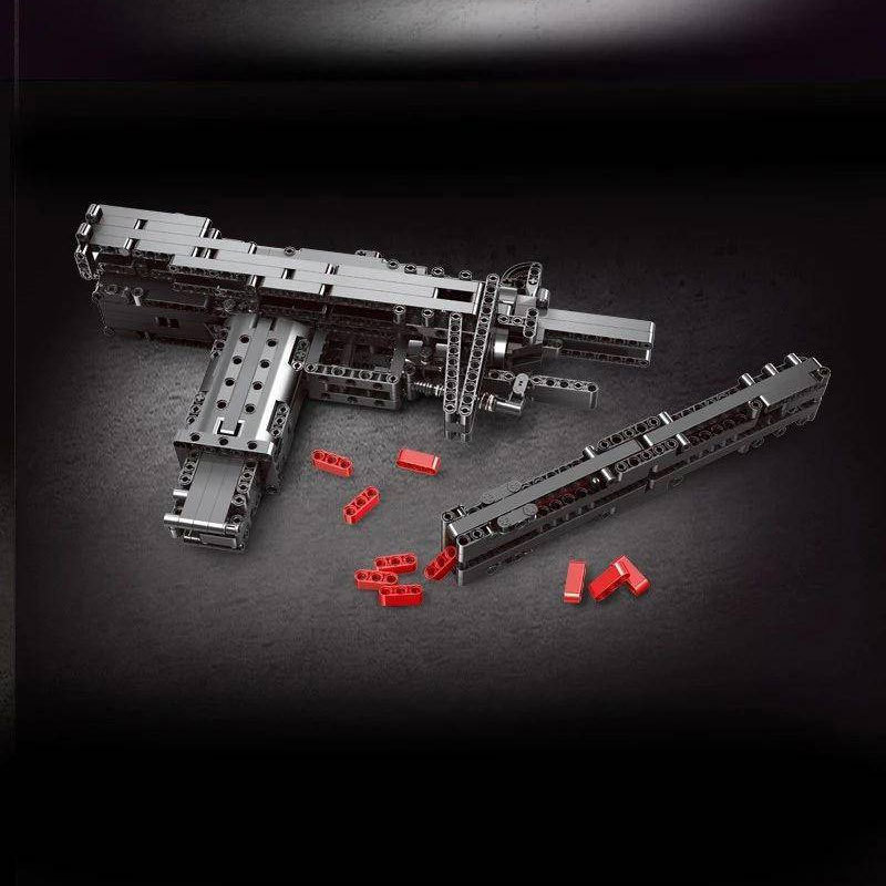 Mould King 14006 Military Series Gun Mini Uzi Building Blocks 796pcs Bricks Toys Model Kit Ship From China