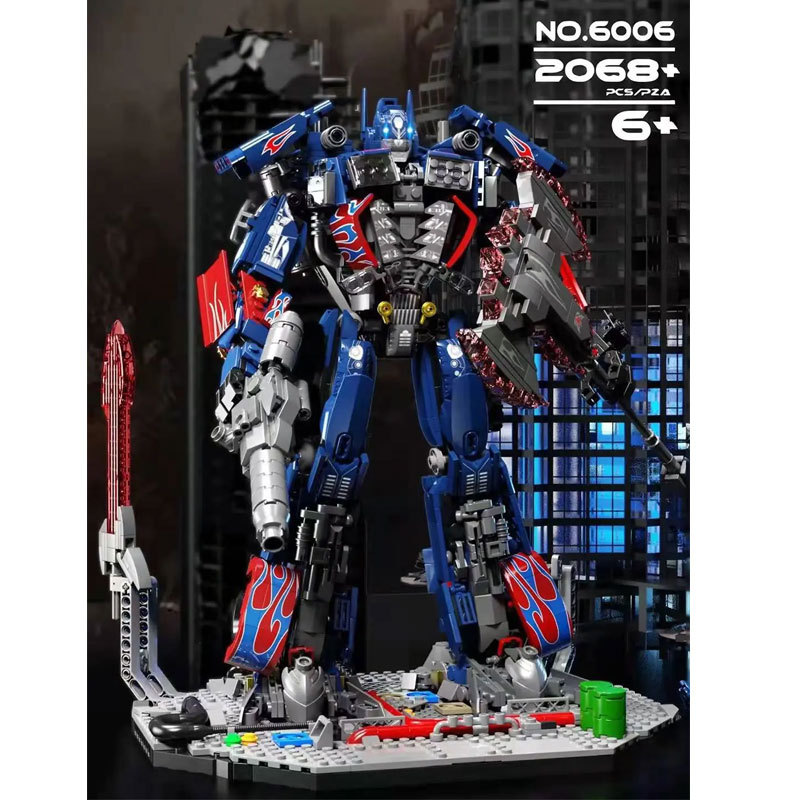 Tuole 6006 Movie & Games Series Transformers Optimus Prime Building Blocks 2068pcs Bricks Toys Model Set Ship From China