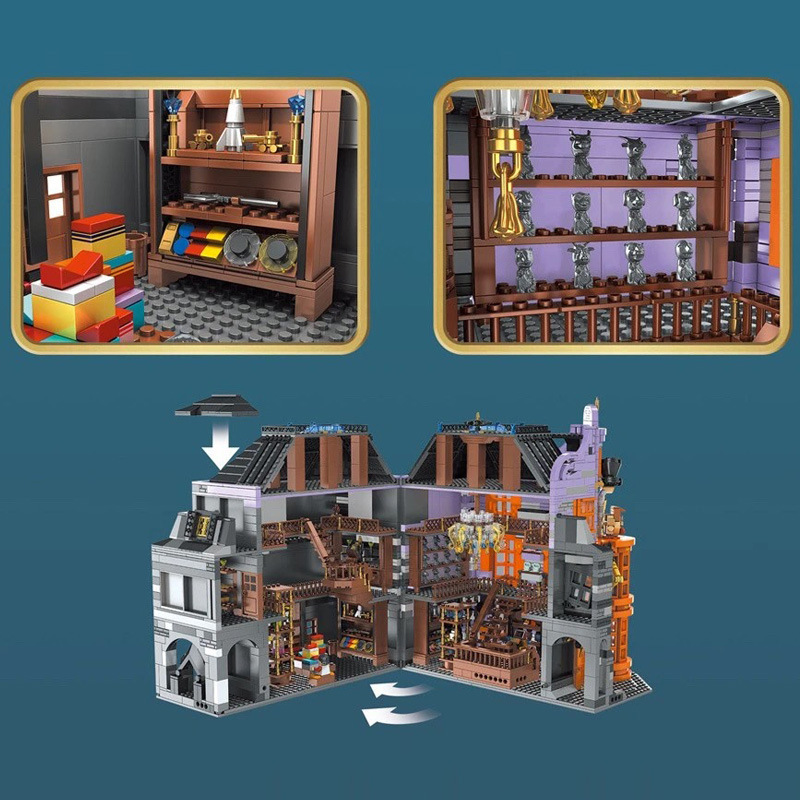 Mould King 16041 Movie & Game Magic Joker Shop Building Blocks 3363pcs Bricks Toys Model Kit Ship From China