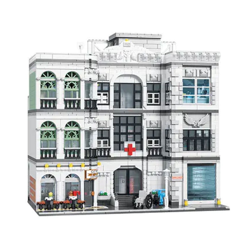 JIESTAR 89135 Creator Expert Series Hospital Building Blocks 4953pcs Bricks Toys Model Ship From China