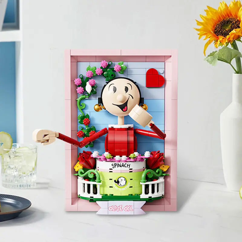 Pantasy 86404 Popeye Series Olive 3D Picture Movie & Games Building Blocks 500+ Pcs Bricks Toys Model Ship From China