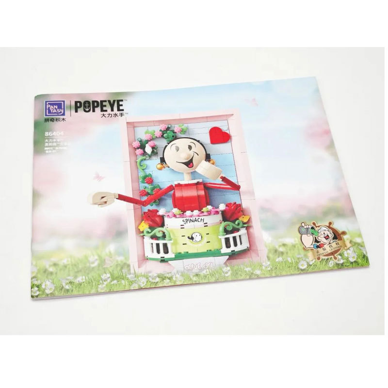 Pantasy 86404 Popeye Series Olive 3D Picture Movie & Games Building Blocks 500+ Pcs Bricks Toys Model Ship From China