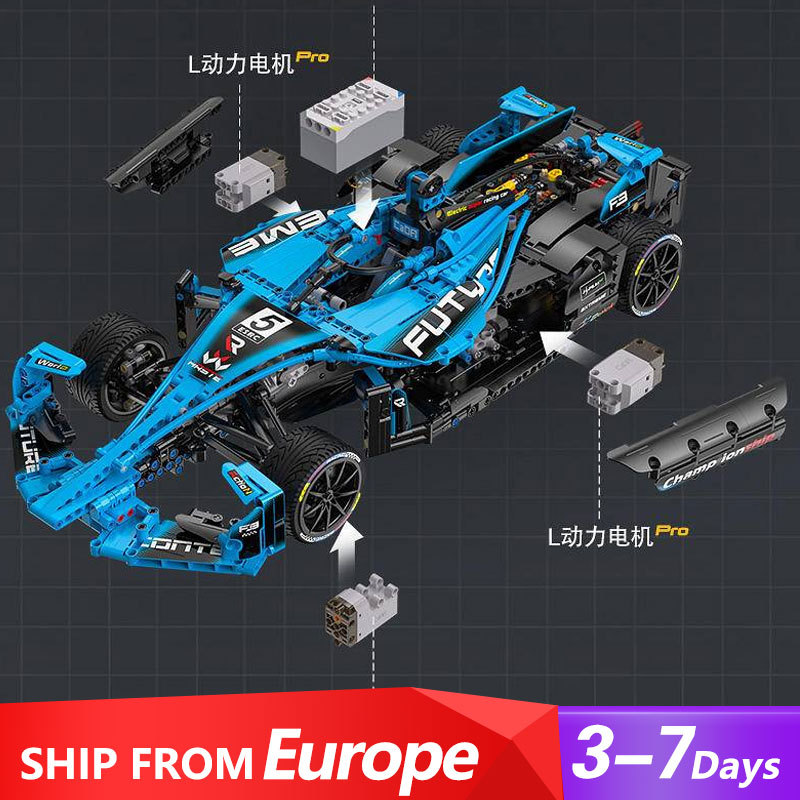 Cada C64004 1667PCS 1:8 Formula  Racing Car Building Blocks Remote Control From Europe 3-7 Days Delivery.