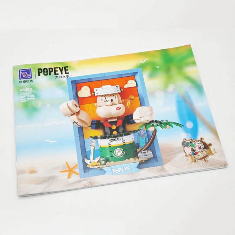 Pantasy 86403 Popeye Series Popeye 3D Picture Movie & Games Building Blocks 500pcs+ Bricks Ship From China