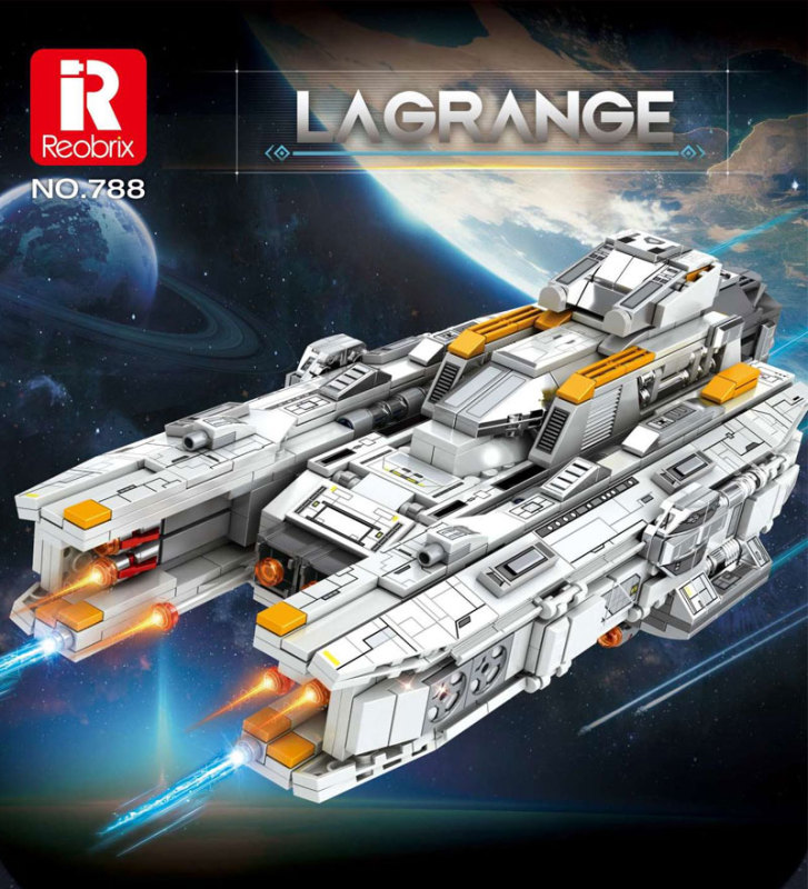Reobrix 788 Star Wars Series Infinite Universe Lagrange Building Blocks 966pcs Bricks Mode Set Ship From China