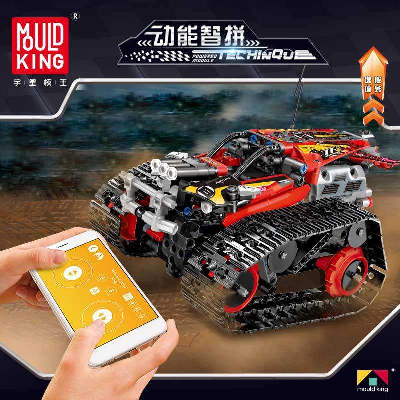 [With Motor] MouldKing 13036 Technic Series Remote-Controlled Stunt Racer Building Blocks 324pcs Bricks Toys Model From China